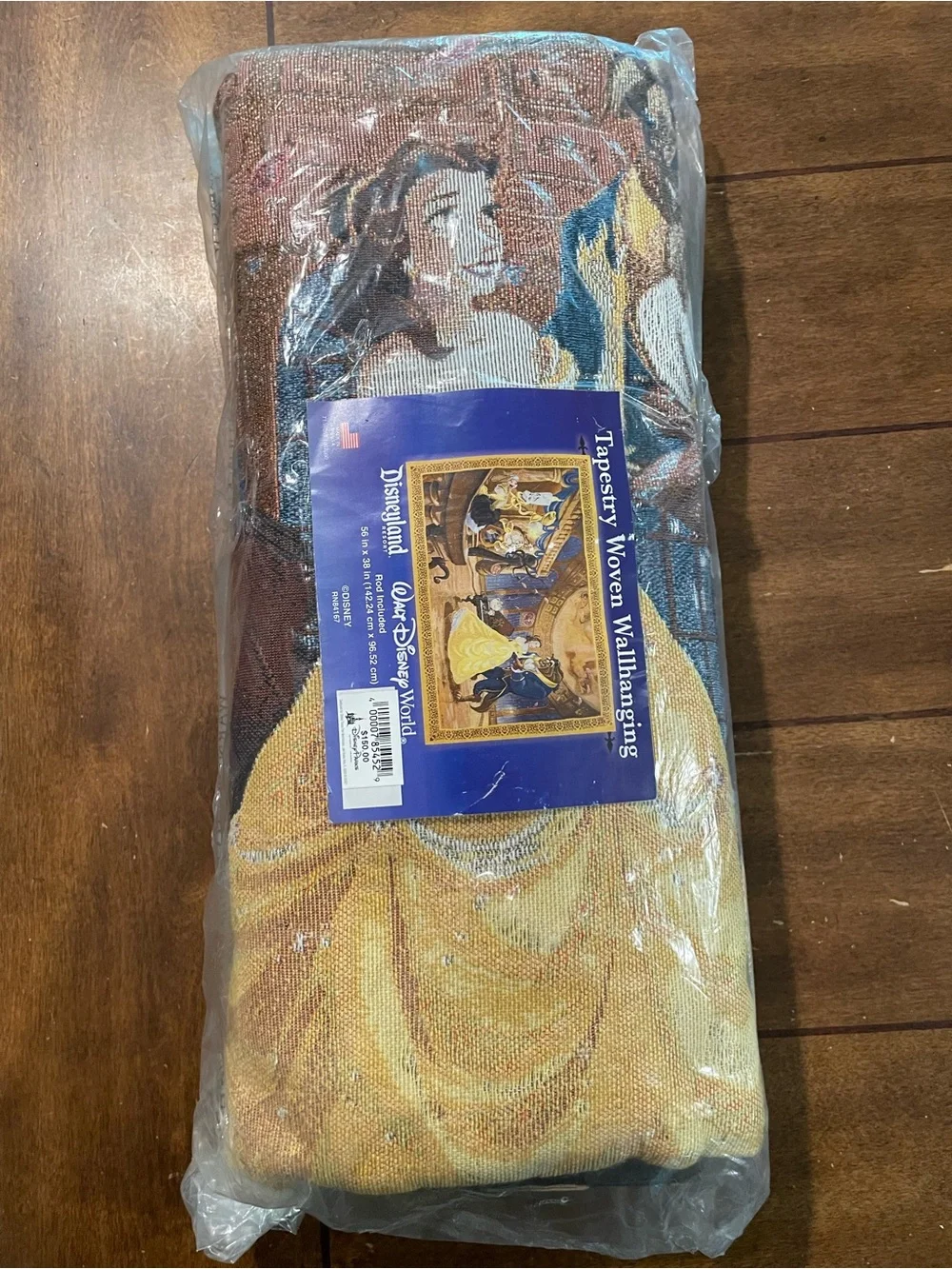 Disney Beauty and the Beast Tapestry - Blue and Yellow